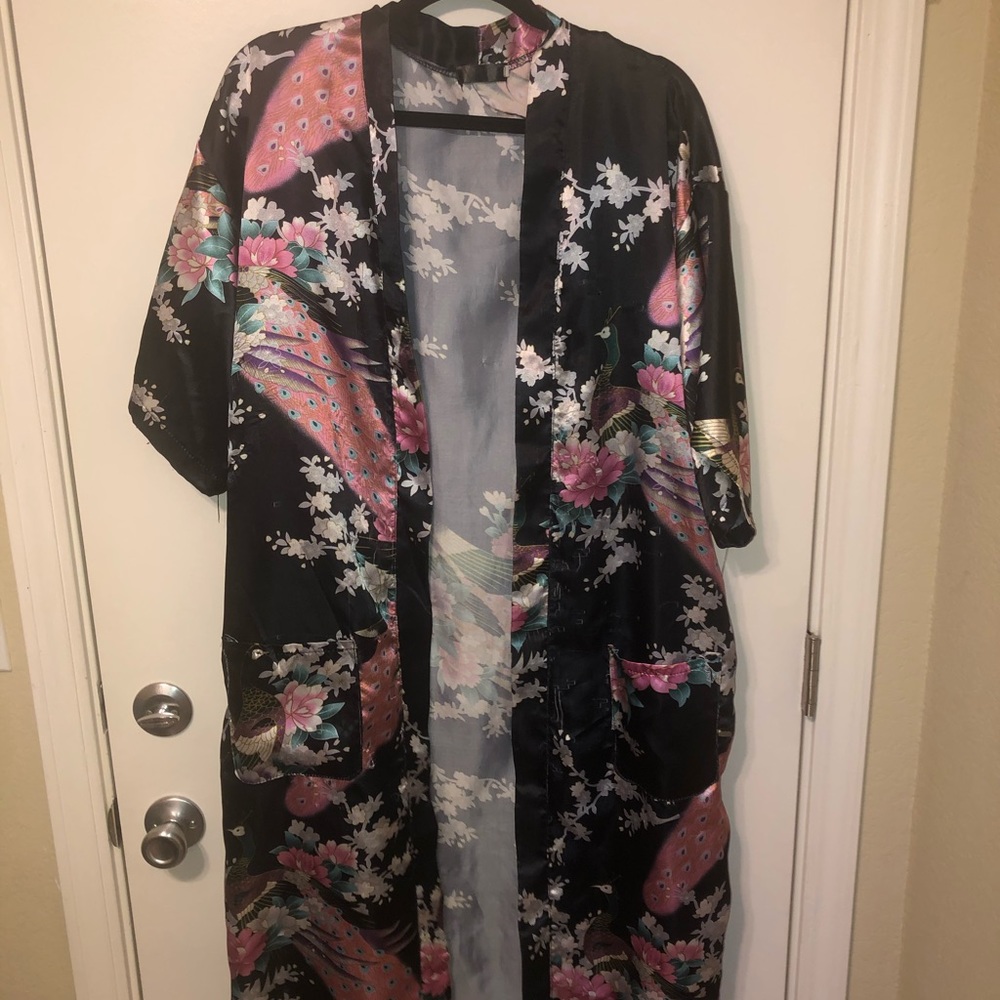 Silk robe